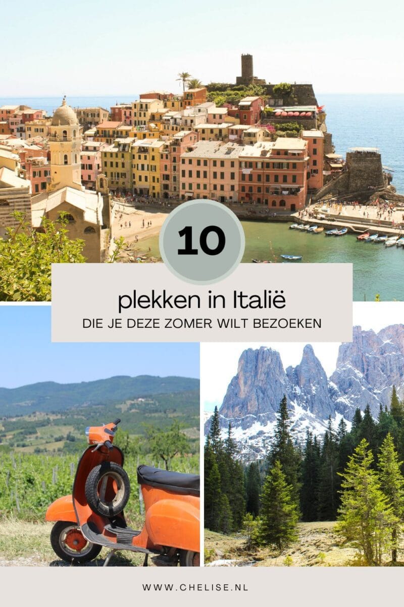 autovakantie Italie pinterest