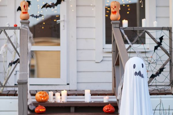 halloween decoratie voordeur