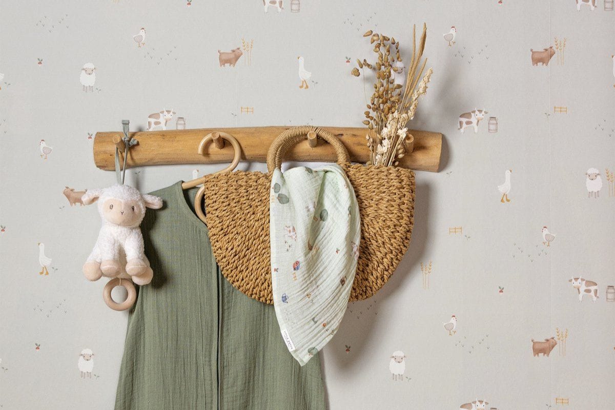 boerderijdieren behang little dutch