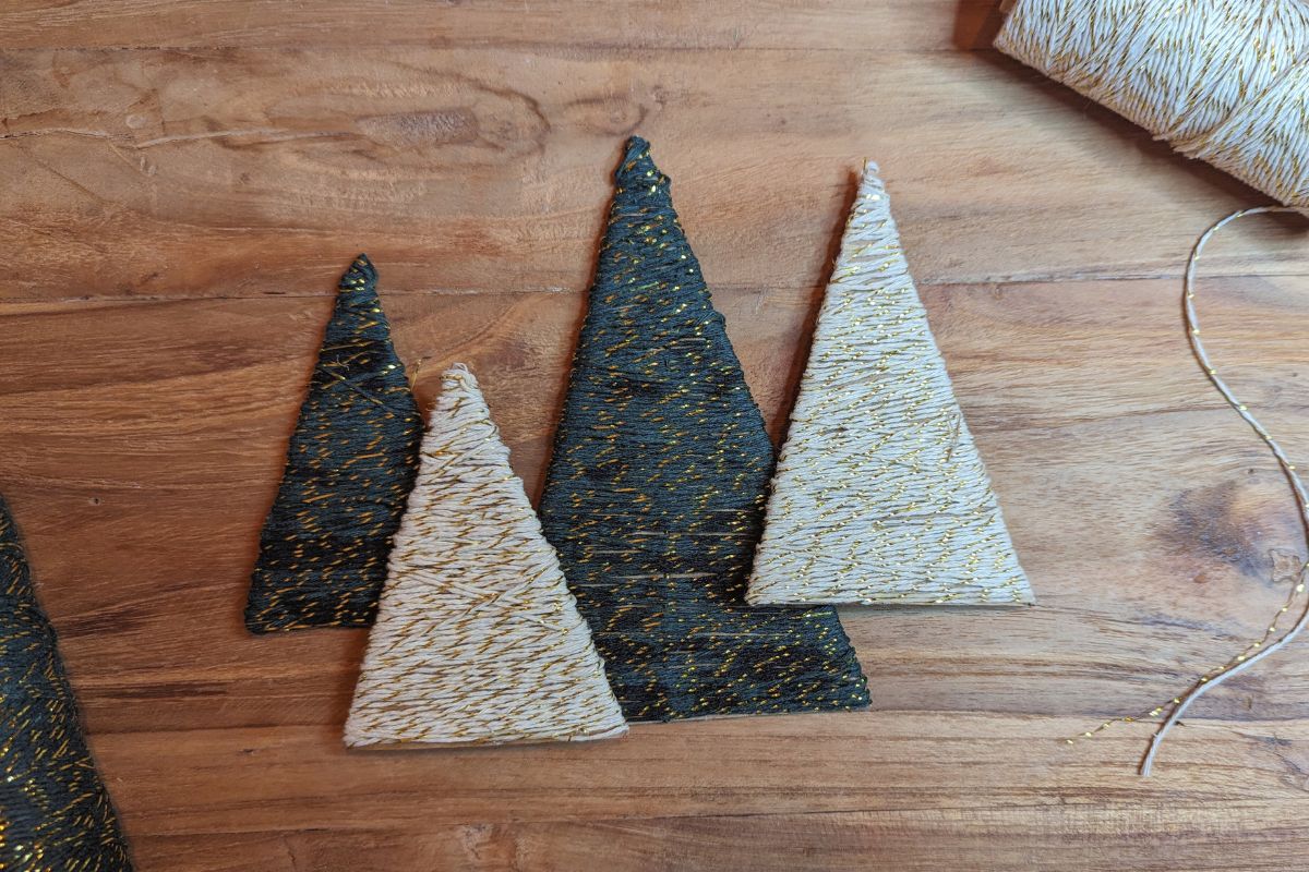 kerstboompjes garen