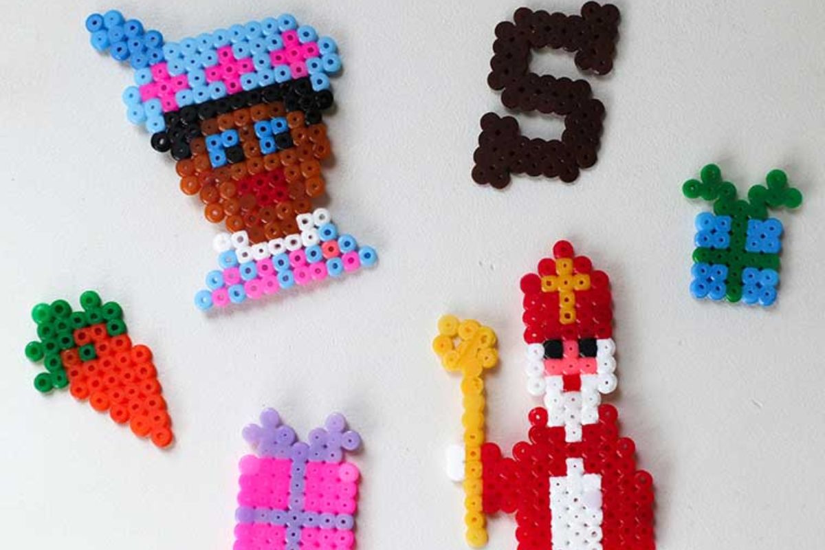 sinterklaas knutselen strijkkralen
