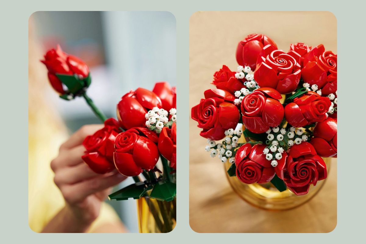 lego rozen boeket set