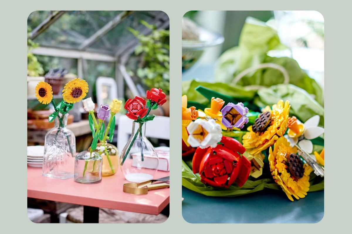 lego zonnebloemen set