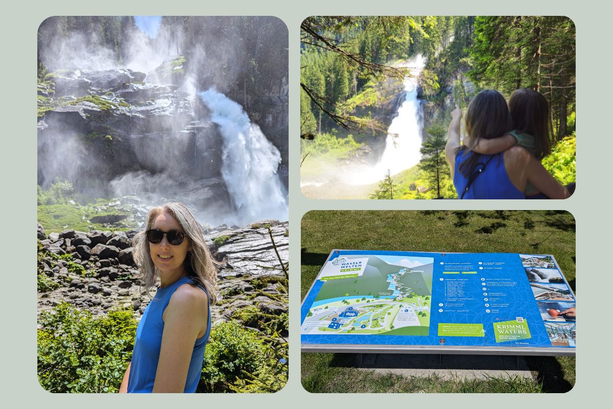 Krimmler waterval in Oostenrijk