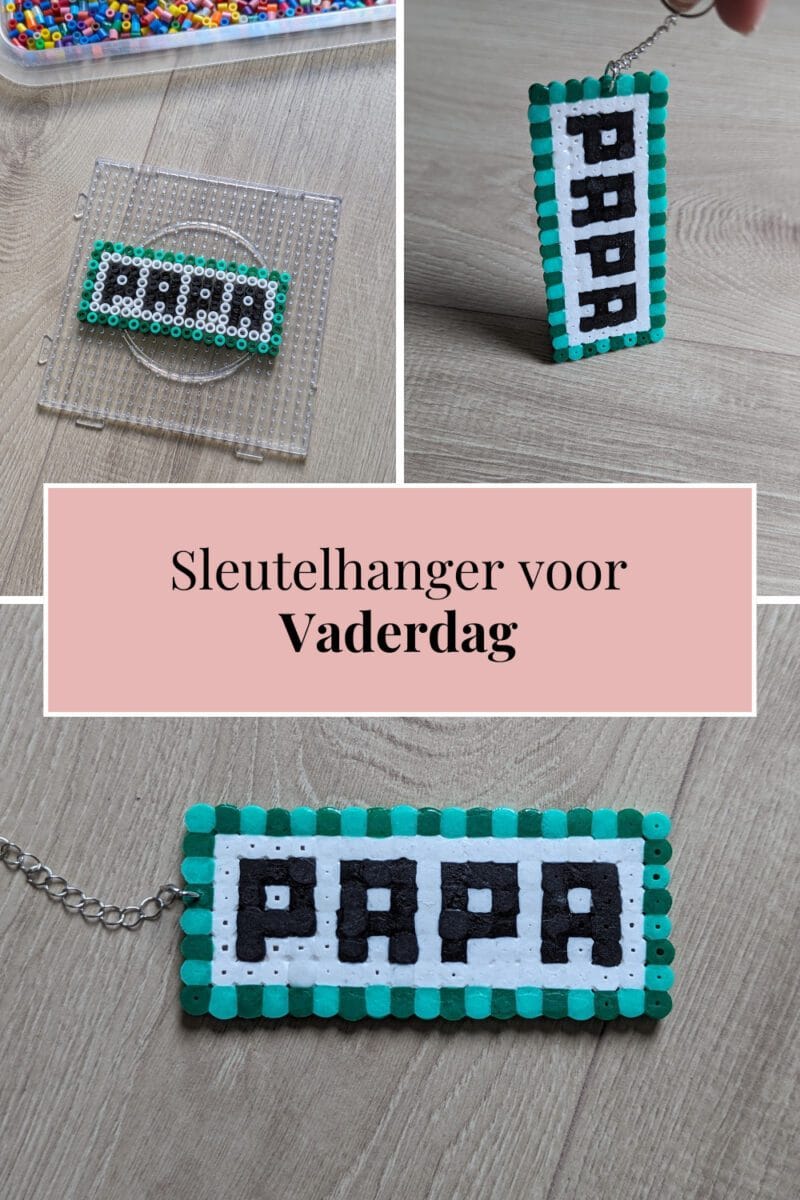 Sleutelhanger Vaderdag knutselen