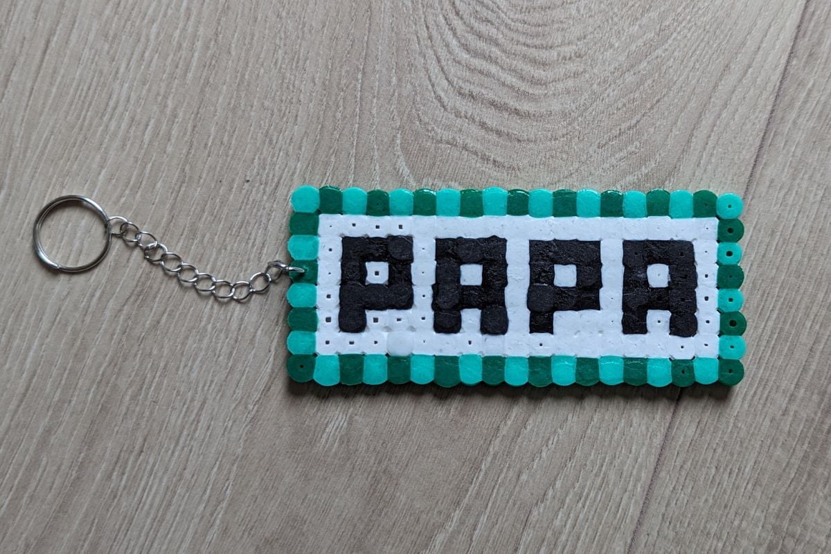 sleutelhanger knutselen voor vaderdag