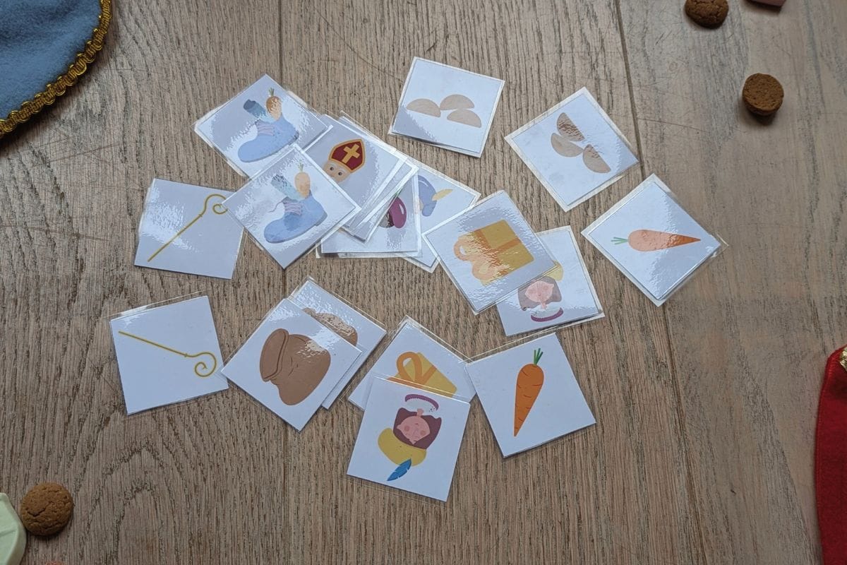 Sinterklaas memory voorbeeld