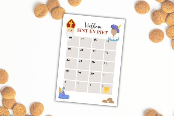 sinterklaas aftelkalender download