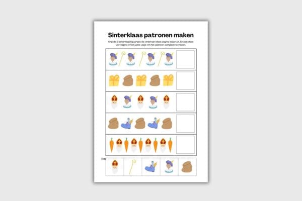 sinterklaas werkbladen (2)