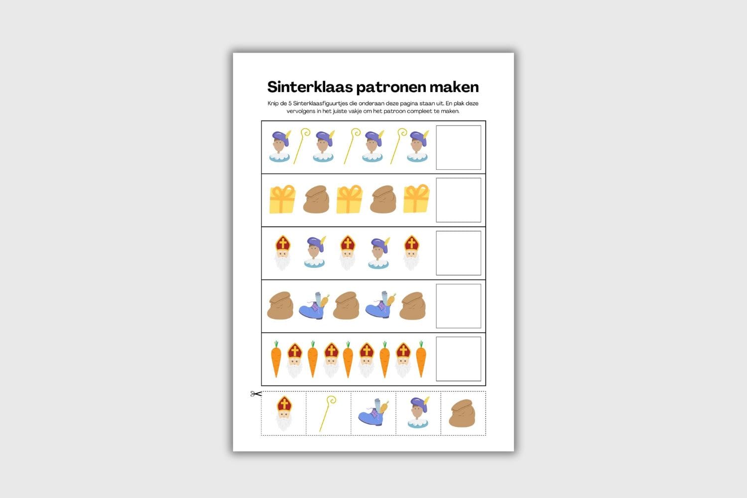 sinterklaas werkbladen (2)