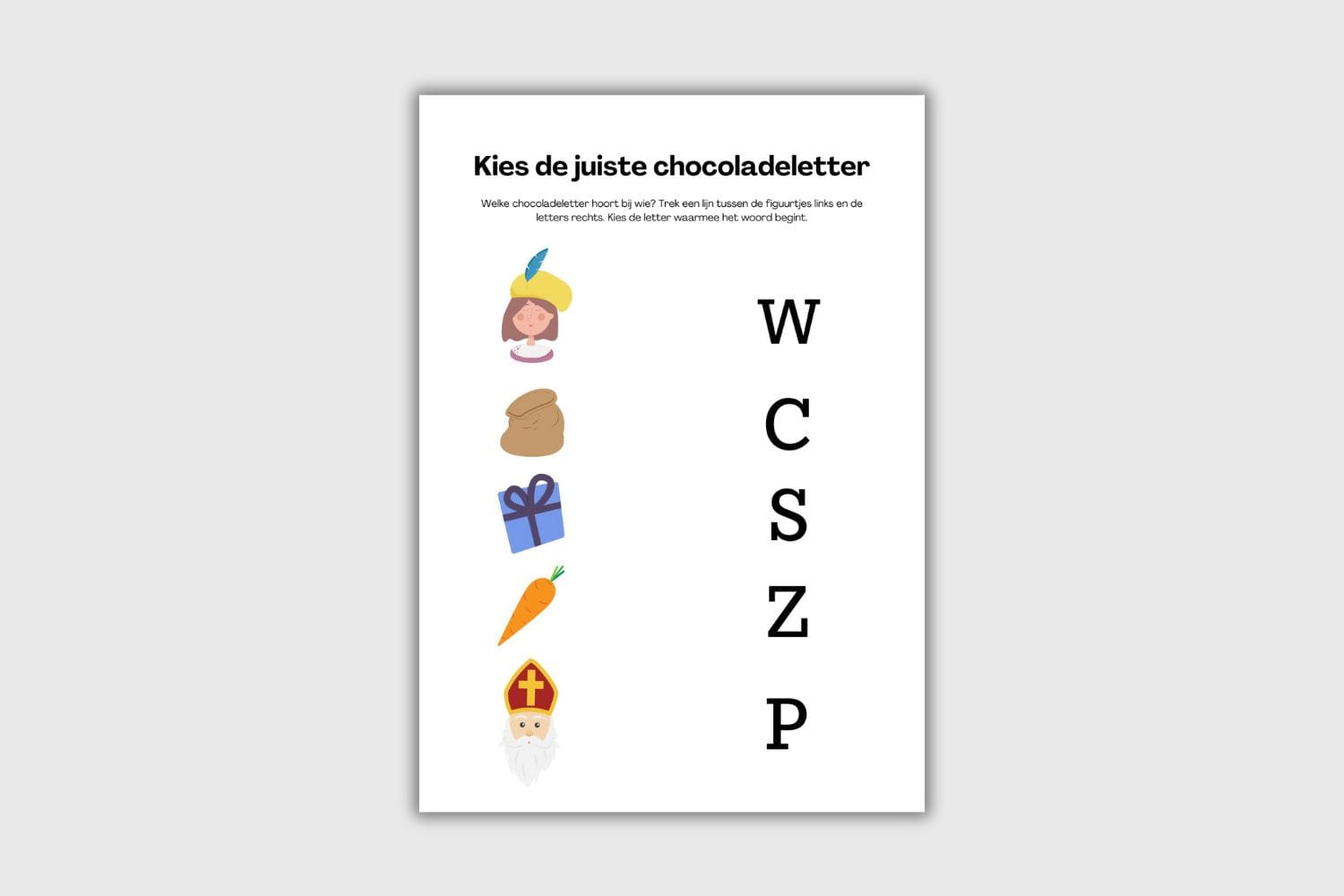 sinterklaas werkbladen (8)