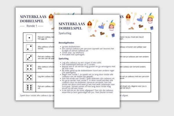Sinterklaas voordeelbundel dobbelspel