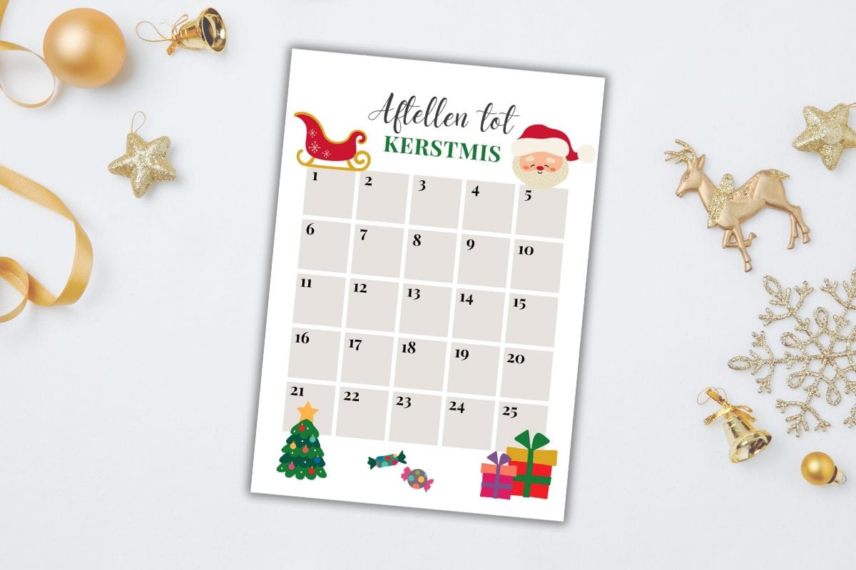 kerst aftelkalender download