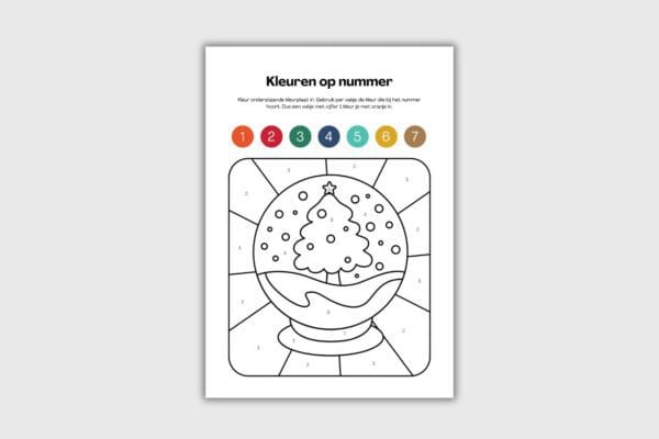 kerst werkbladen