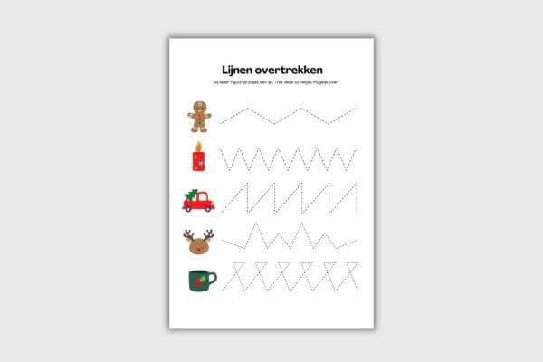 kerst werkbladen