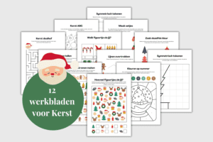 kerst werkbladen uitgelicht