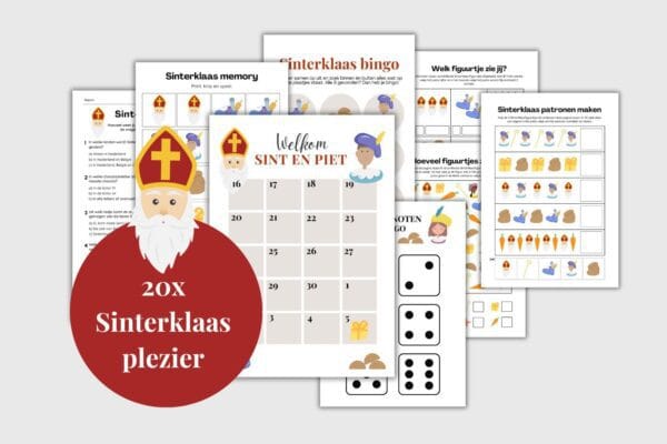 Sinterklaas voordeelbundel: 20 pagina's speelplezier