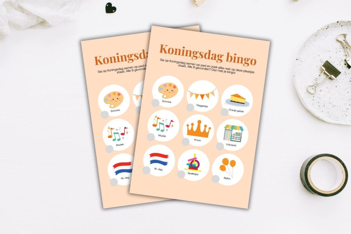 koningsdag speurtocht printable 2025