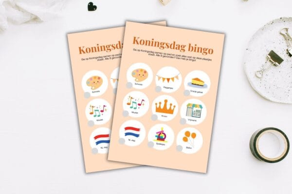 koningsdag speurtocht printable 2025