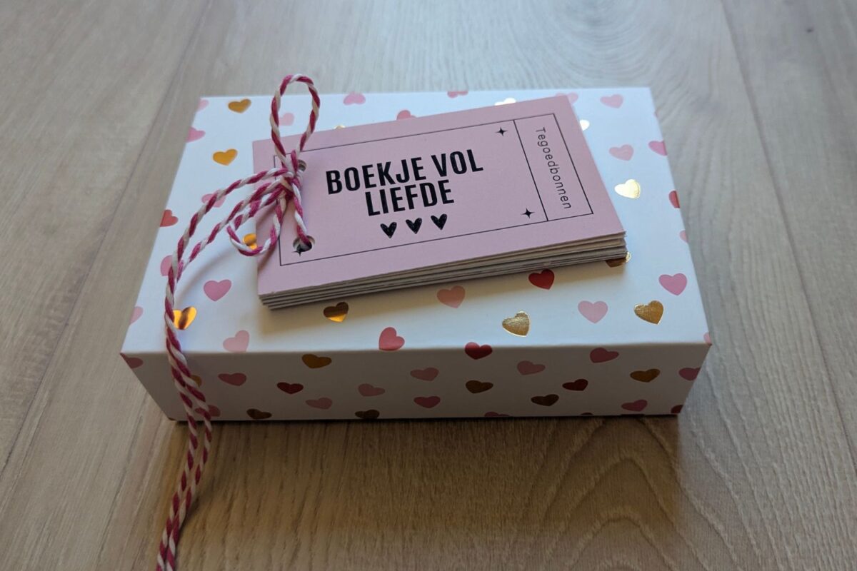 tegoedbonnen boekje voor koppels voorbeeld