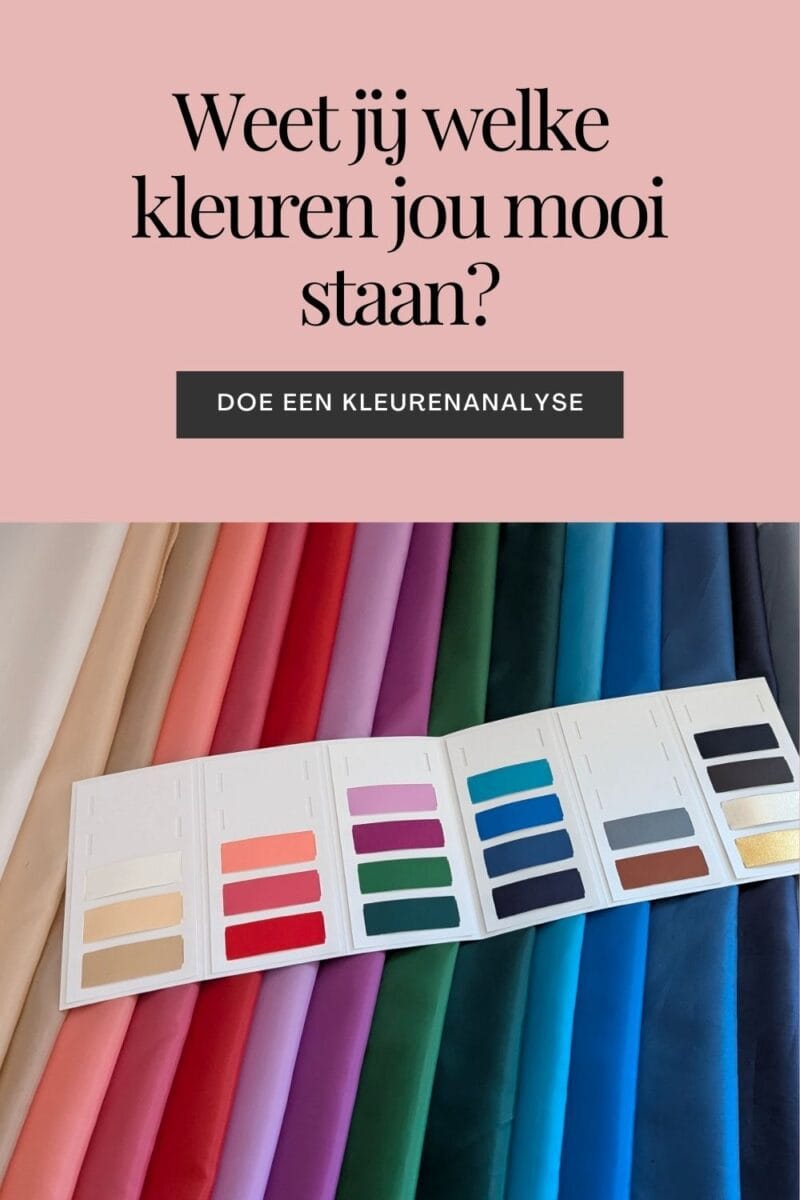 persoonlijke kleurenanalyse pinterest