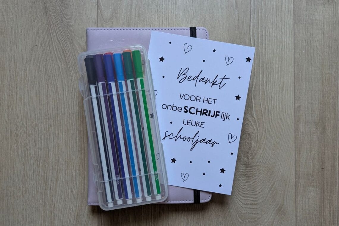 afscheidscadeau juf of meester