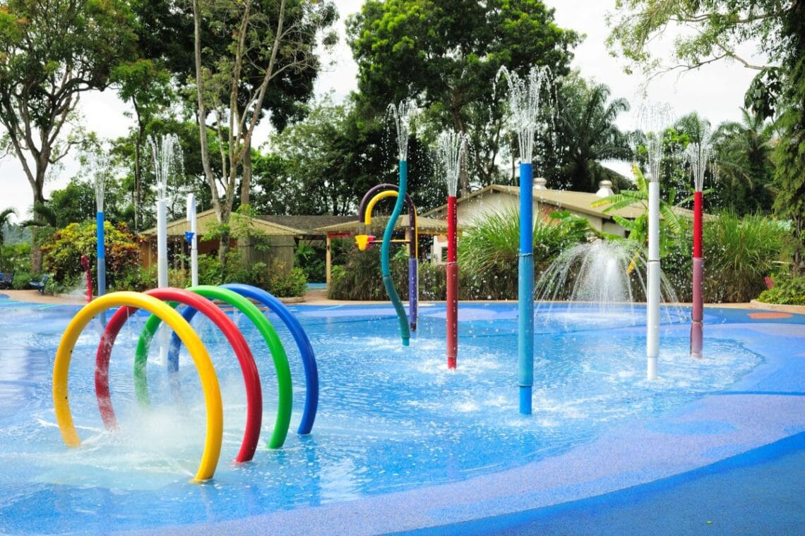 waterspeeltuin overzicht
